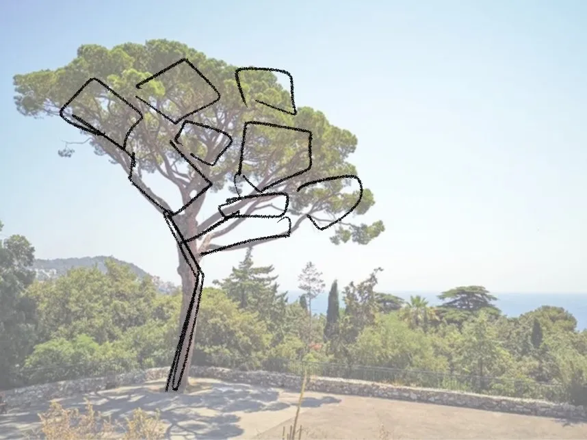 Second solar tree study sketch
